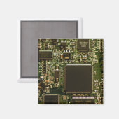 Computerfestplattenplatine - Grün Magnet (Vorderseite/Rückseite)