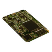 Computerfestplattenplatine - Grün Magnet (Rechte Seite)
