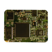 Computerfestplattenplatine - Grün Magnet (Horizontal)