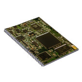 Computerfestplattenplatine - Grün Notizblock (Rechte Seite)