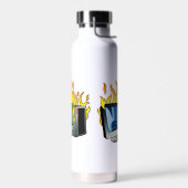 Computerfeuer der Kupfer-Vakuum-Isolierflasche Trinkflasche (Links)