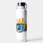 Computerfeuer der Kupfer-Vakuum-Isolierflasche Trinkflasche (Rückseite)
