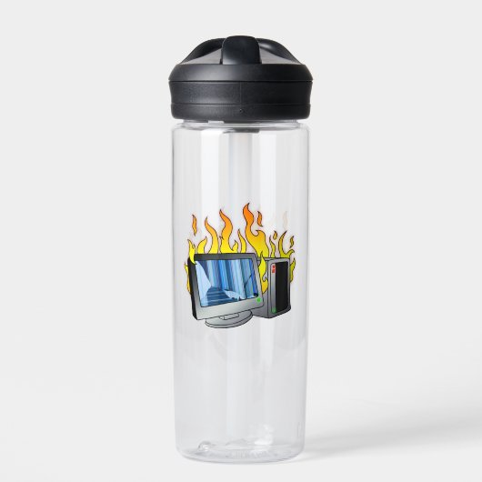 ComputerfeuerkamelBak Eddy® Wasserflasche Trinkflasche (Vorderseite)