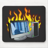 Computerfeuermousepad Mousepad (Vorne)