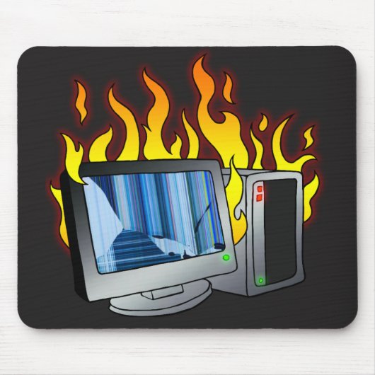 Computerfeuermousepad Mousepad (Vorne)