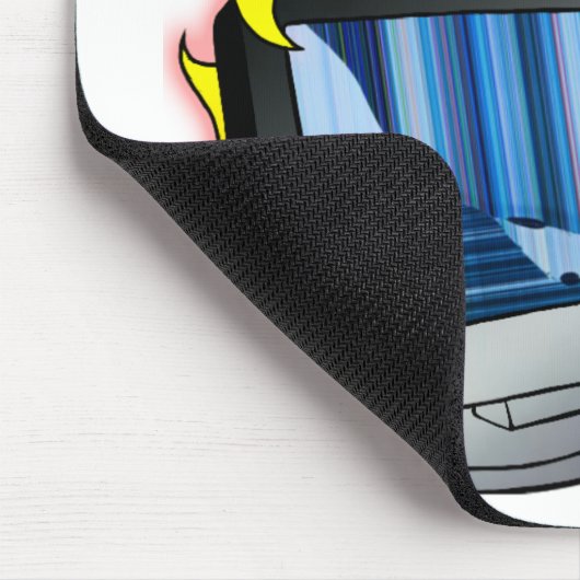 Computerfeuermousepad Mousepad (Ecke)