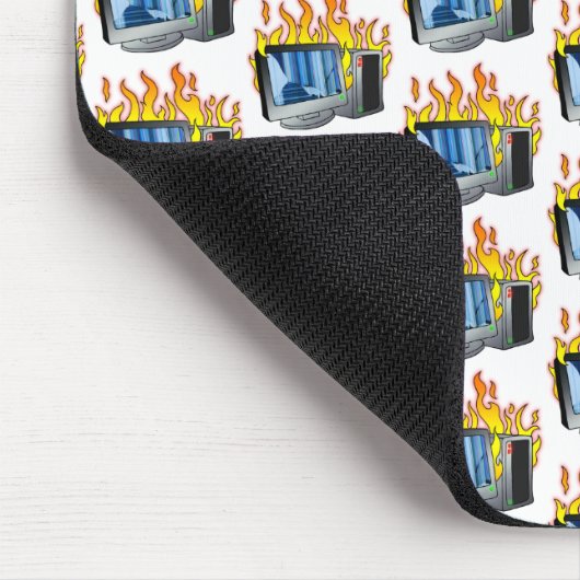 Computerfeuermousepad Mousepad (Ecke)