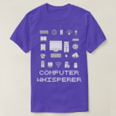 Computerflüsterer IT Tech Support Nerd Geek Hilfe T-Shirt (Design vorne)