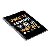 Computerflüstern Notizblock (Rechte Seite)