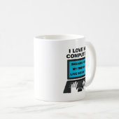 Computerfreunde Funny Mug Kaffeetasse (VorderseiteRechts)