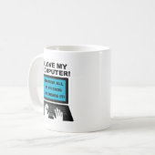 Computerfreunde Funny Mug Kaffeetasse (Vorderseite Links)