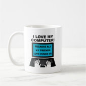 Computerfreunde Funny Mug Kaffeetasse (Links)