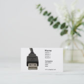 Computerführungs-Visitenkarte Visitenkarte (Stehend Vorderseite)