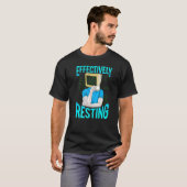 Computergeek IT Tech Support Science Nerd Typ T-Shirt (Vorne ganz)