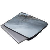 Computergehäuse für die ruhige Weiße Natur Laptopschutzhülle (Vorne Knopf)