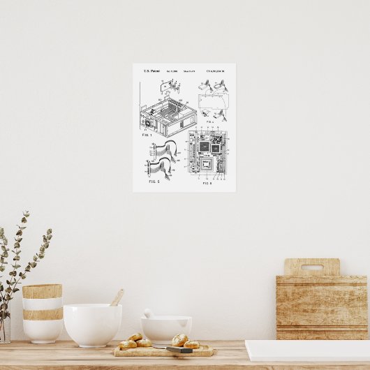 Computergehäuse Poster (Küche)