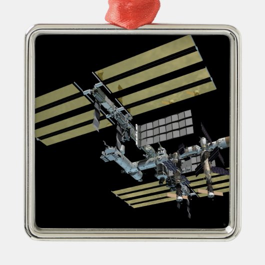 Computergenerierte Ansicht 11 Silbernes Ornament (Vorne)