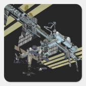 Computergenerierte Ansicht 12 Quadratischer Aufkleber (Vorderseite)