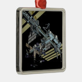 Computergenerierte Ansicht 12 Silbernes Ornament (Rechts)