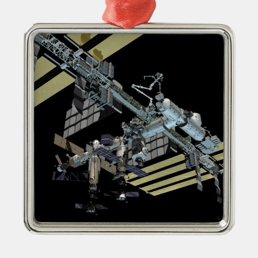 Computergenerierte Ansicht 12 Silbernes Ornament (Vorne)