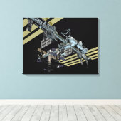 Computergenerierte Ansicht 14 Leinwanddruck (Insitu (Holzboden))