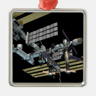 Computergenerierte Ansicht 15 Silbernes Ornament