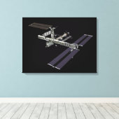 Computergenerierte Ansicht 18 Leinwanddruck (Insitu (Holzboden))