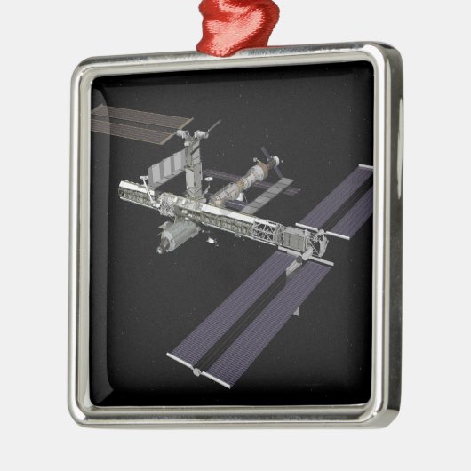 Computergenerierte Ansicht 18 Silbernes Ornament (Links)