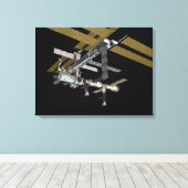 Computergenerierte Ansicht 19 Leinwanddruck (Insitu (Holzboden))