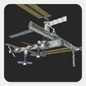 Computergenerierte Ansicht 19 Quadratischer Aufkleber (Vorderseite)