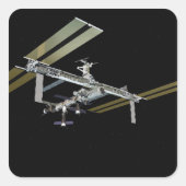 Computergenerierte Ansicht 21 Quadratischer Aufkleber (Vorderseite)