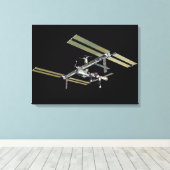 Computergenerierte Ansicht 23 Leinwanddruck (Insitu (Holzboden))