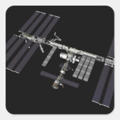 Computergenerierte Ansicht 24 Quadratischer Aufkleber (Vorderseite)