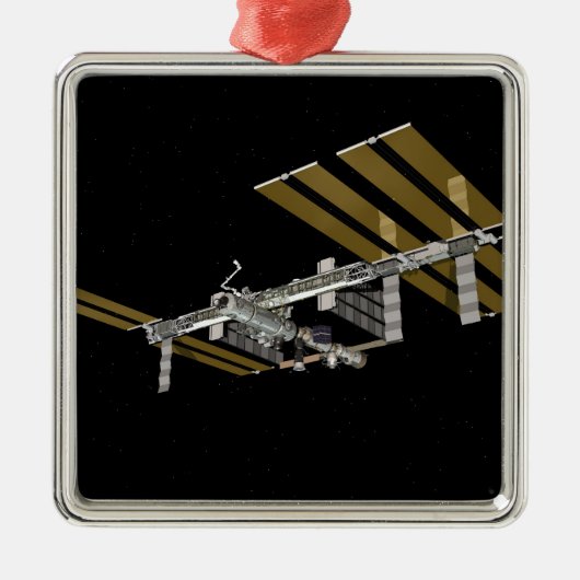 Computergenerierte Ansicht 25 Silbernes Ornament (Vorne)