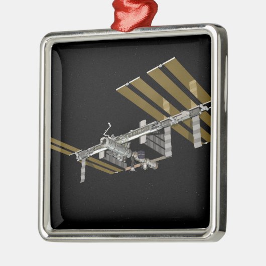 Computergenerierte Ansicht 25 Silbernes Ornament (Links)