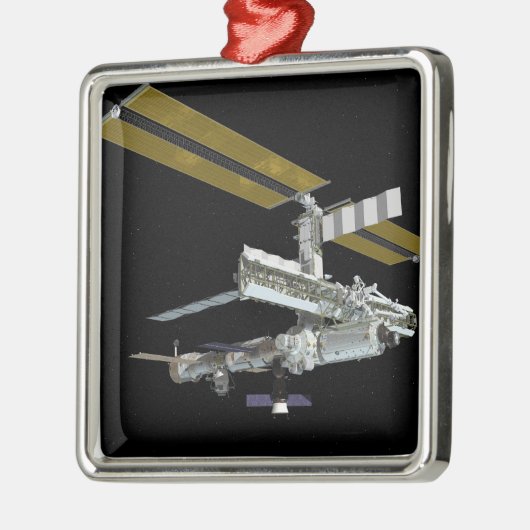 Computergenerierte Ansicht 26 Silbernes Ornament (Links)