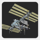 Computergenerierte Ansicht 9 Quadratischer Aufkleber (Vorderseite)
