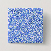 Computergenerierte blaue Blätter Button (Vorderseite)