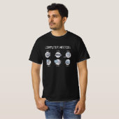 Computergeschichte Informatiker Hacker It T-Shirt (Vorne ganz)