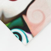 Computergrafik. Darstellung eines abstrakten Flo Fleecedecke (Ecke)