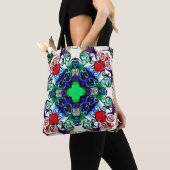 Computergrafik. Darstellung eines abstrakten Flo Tasche (Von Nahem)