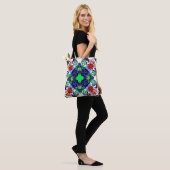 Computergrafik. Darstellung eines abstrakten Flo Tasche (Am Model)