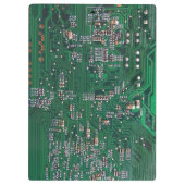 Computergrippe Klemmbrett (Rückseite)