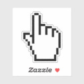 COMPUTERHALTESTELLER / MAUSKURSOR AUFKLEBER (Blatt)