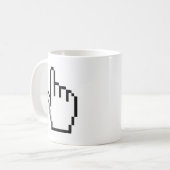 COMPUTERHALTESTELLER / MAUSKURSOR KAFFEETASSE (Vorderseite Links)