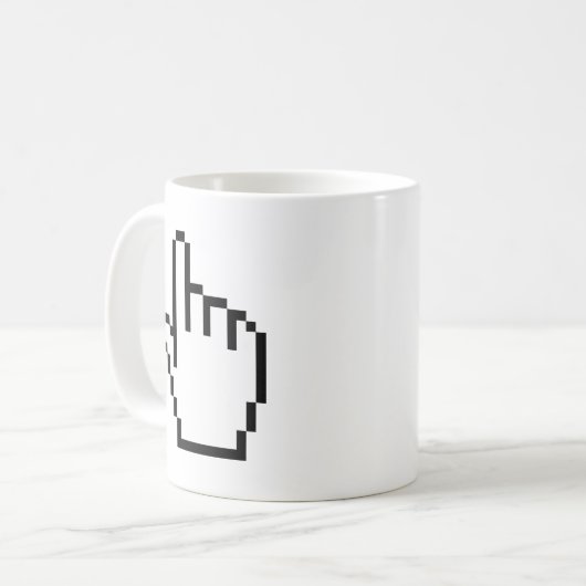 COMPUTERHALTESTELLER / MAUSKURSOR KAFFEETASSE (Vorderseite Links)