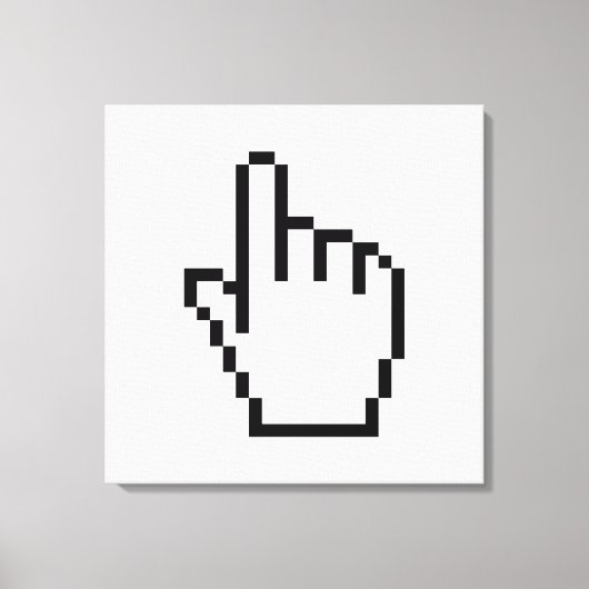 COMPUTERHALTESTELLER / MAUSKURSOR LEINWANDDRUCK (Vorderseite)