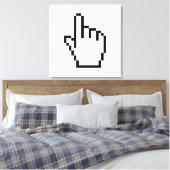 COMPUTERHALTESTELLER / MAUSKURSOR LEINWANDDRUCK (Insitu (Schlafzimmer))