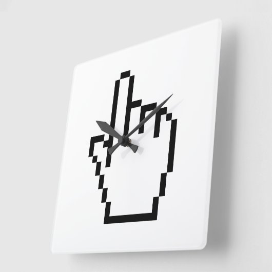 COMPUTERHALTESTELLER / MAUSKURSOR QUADRATISCHE WANDUHR (Winkel)