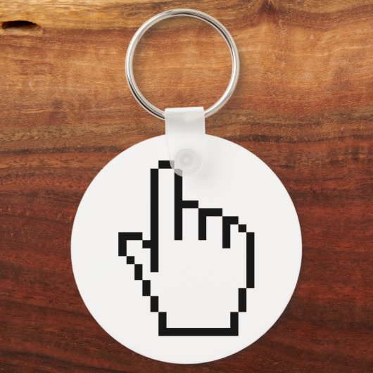 COMPUTERHALTESTELLER / MAUSKURSOR SCHLÜSSELANHÄNGER (Vorderseite)